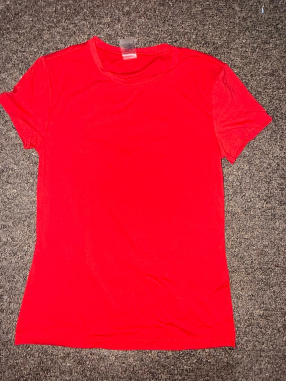 Women’s Short-Sleeve Red Athletic Tee